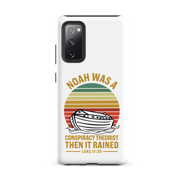 Christian Phone Case Noah Conspiracy White for Samsung® Samsung® Phone Cases Matte Samsung Galaxy S20 FE 