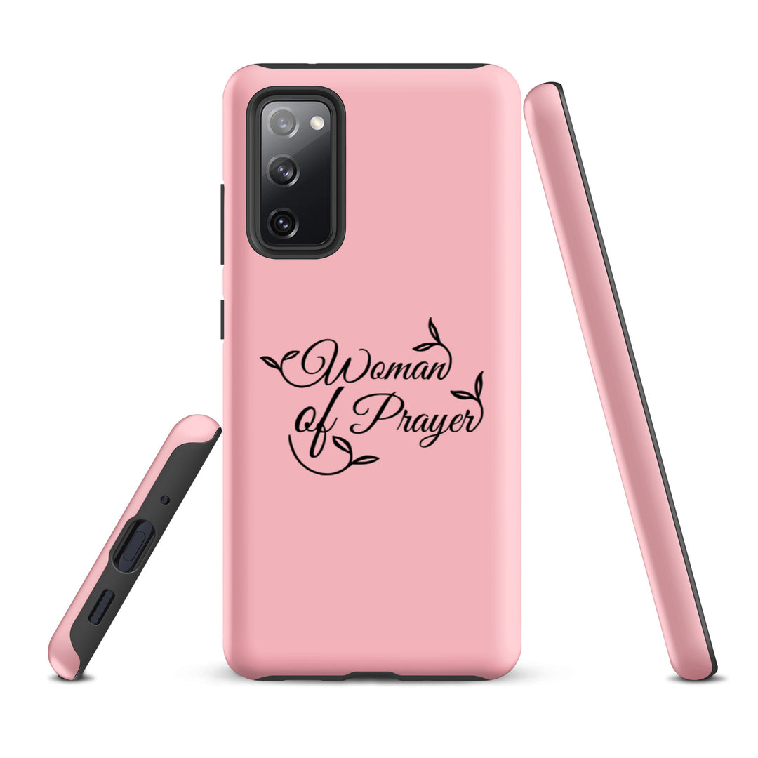 Christian Phone Case Woman of Prayer Pink for Samsung® Samsung® Phone Cases   