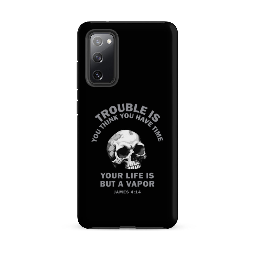 Christian Phone Case Life Is Vapor Black for Samsung® Samsung® Phone Cases Matte Samsung Galaxy S20 FE 