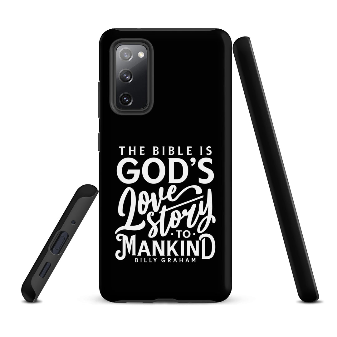 Christian Phone Case God's Love Story Black for Samsung® Samsung® Phone Cases   