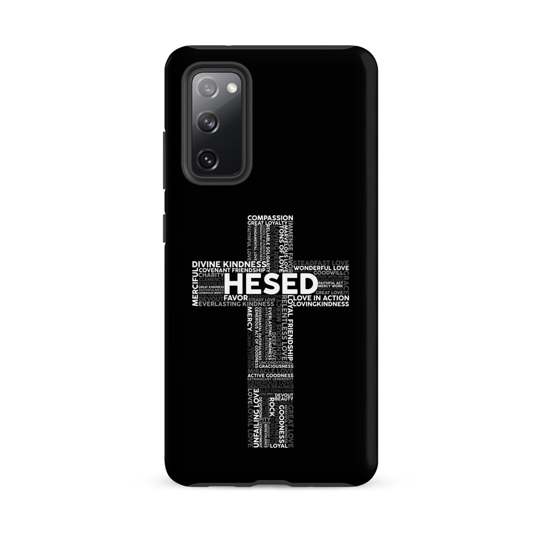 Christian Phone Case Hesed Cross Black for Samsung® Samsung® Phone Cases   