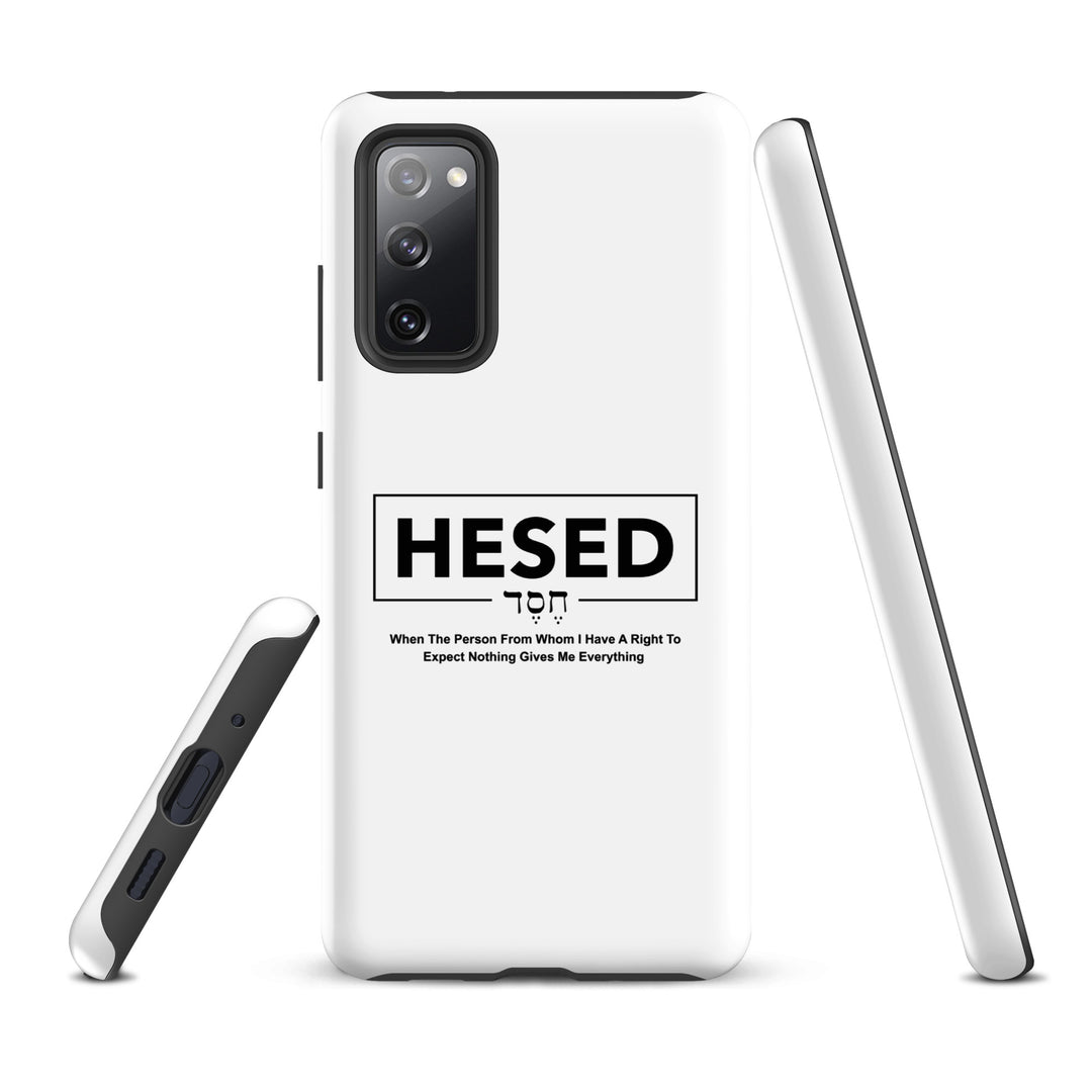 Christian Phone Case Hesed Everything White for Samsung® Samsung® Phone Cases   