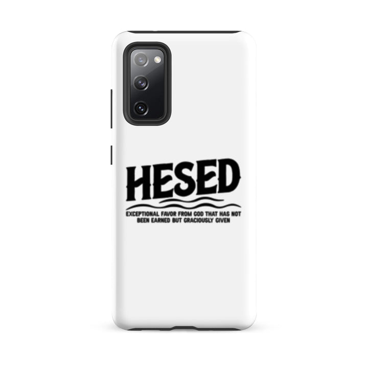 Christian Phone Case Hesed Exceptional Favor White for Samsung® Samsung® Phone Cases Matte Samsung Galaxy S20 FE 