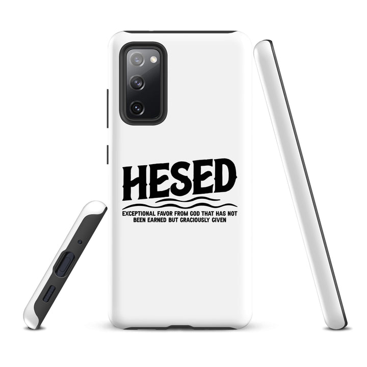 Christian Phone Case Hesed Exceptional Favor White for Samsung® Samsung® Phone Cases   