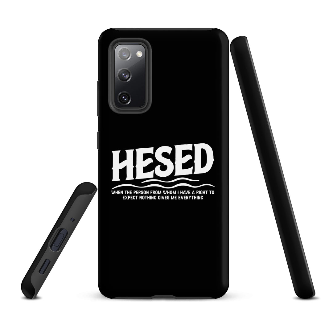 Christian Phone Case Hesed Everything Black  for Samsung® Samsung® Phone Cases   