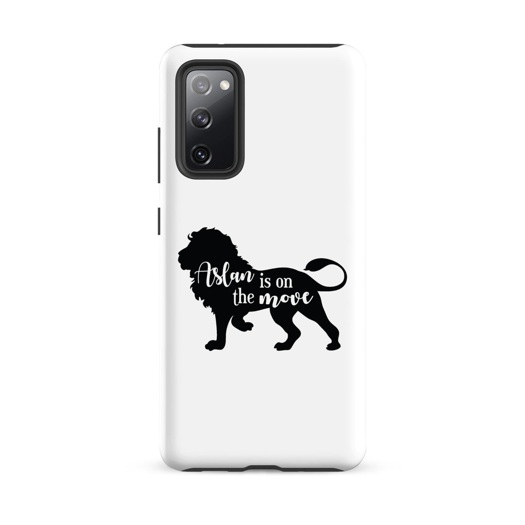 Christian Phone Case Aslan Is On The Move White for Samsung® Samsung® Phone Cases Matte Samsung Galaxy S20 FE 