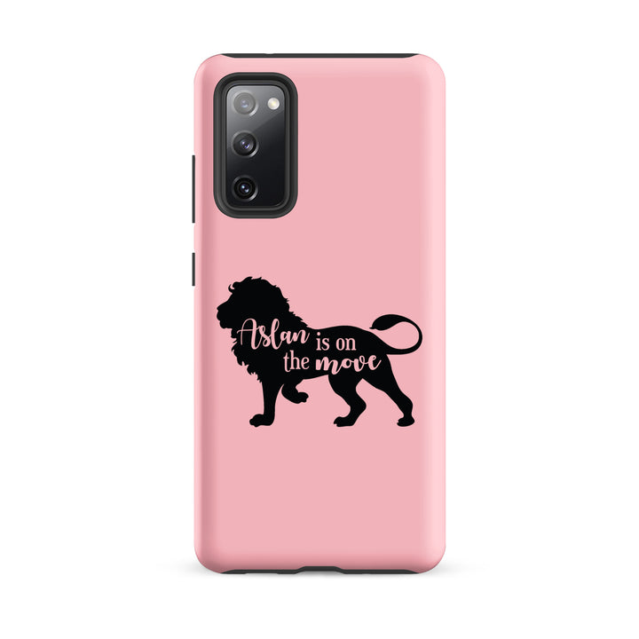 Christian Phone Case Aslan Is On The Move Pink for Samsung® Samsung® Phone Cases Matte Samsung Galaxy S20 FE 