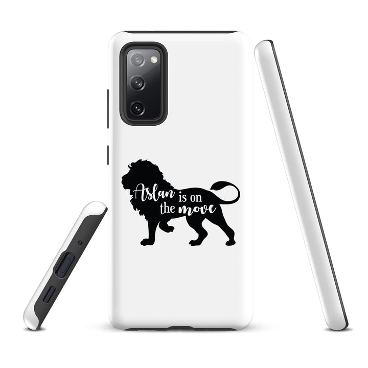 Christian Phone Case Aslan Is On The Move White for Samsung® Samsung® Phone Cases   