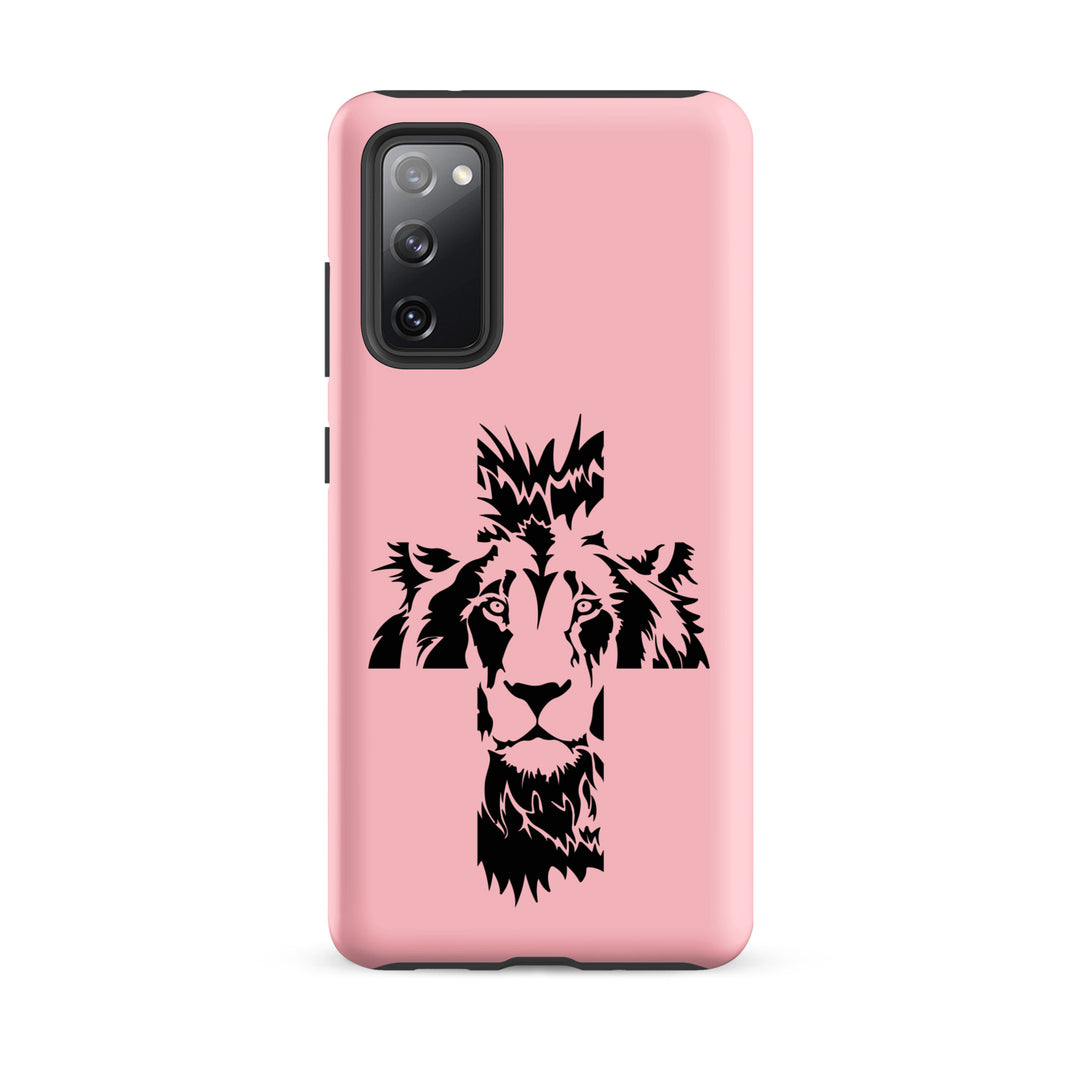 Christian Phone Case Aslan Cross Pink for Samsung® Samsung® Phone Cases Matte Samsung Galaxy S20 FE 