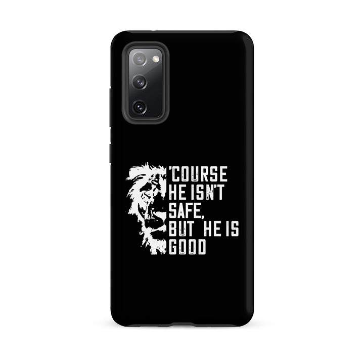 Christian Phone Case Christian Phone 'Course He Isn't Safe Black for Samsung® Samsung® Phone Cases Matte Samsung Galaxy S20 FE 