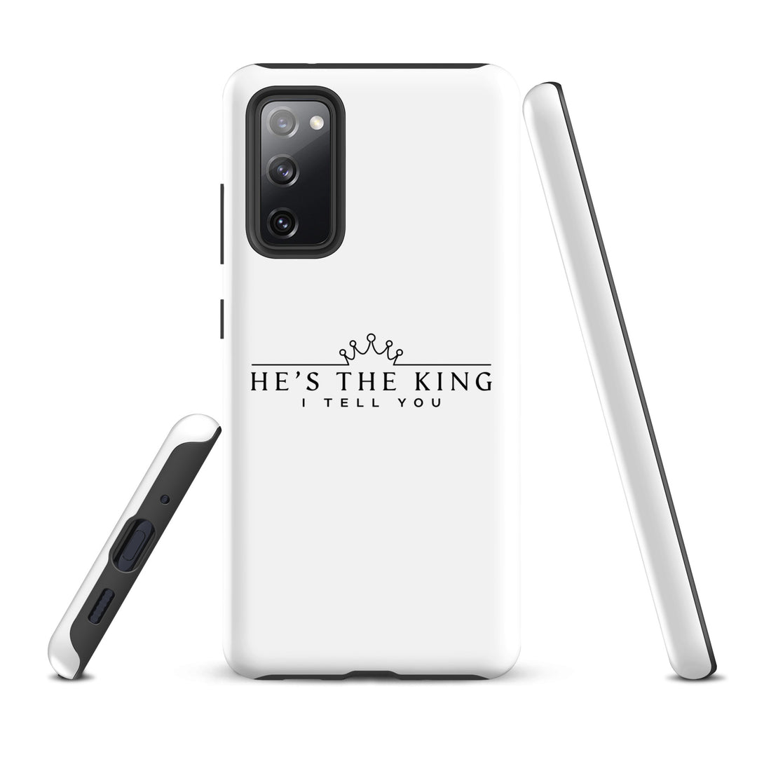 Christian Phone Case He's The King White for Samsung® Samsung® Phone Cases   