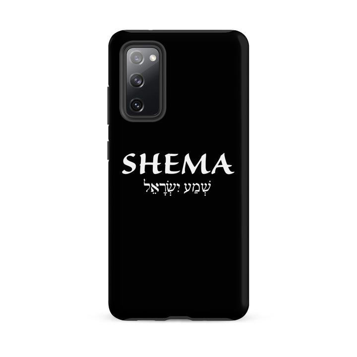 Christian Phone Case Shema Hebrew Black for Samsung® Samsung® Phone Cases Matte Samsung Galaxy S20 FE 