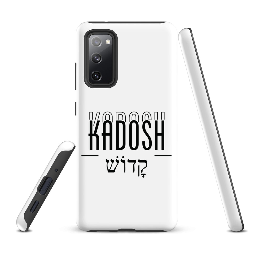 Christian Phone Case Kadosh Hebrew White for Samsung® Samsung® Phone Cases   