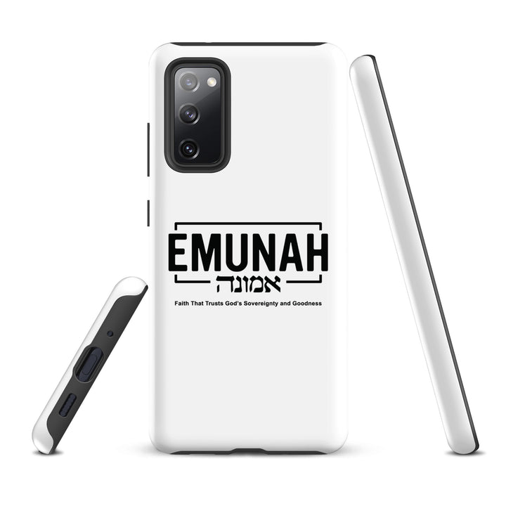 Christian Phone Case Emunah Faith That Trusts White for Samsung® Samsung® Phone Cases   