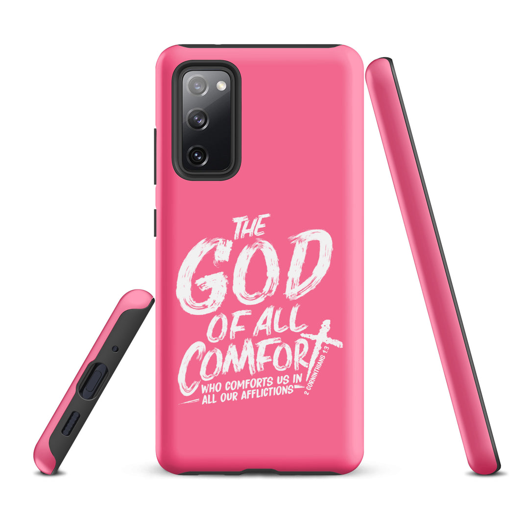 Christian Phone Case God of All Comfort Pink for Samsung® Samsung® Phone Cases   