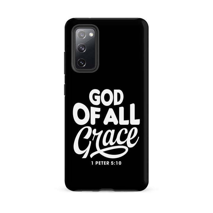 Christian Phone Case God of All Grace Black for Samsung® Samsung® Phone Cases Matte Samsung Galaxy S20 FE 