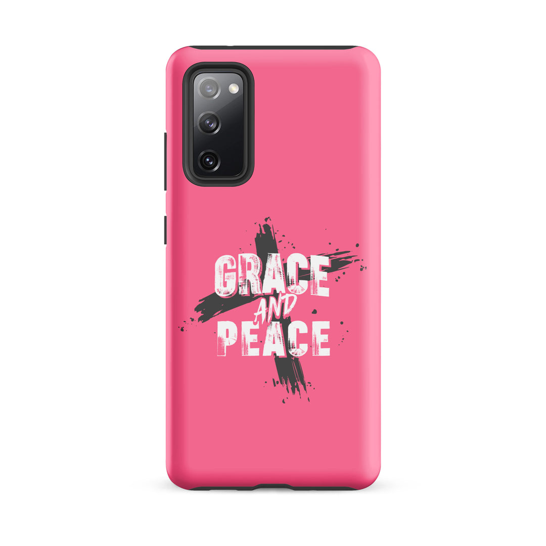 Christian Phone Case Grace and Peace Pink for Samsung® Samsung® Phone Cases Matte Samsung Galaxy S20 FE 