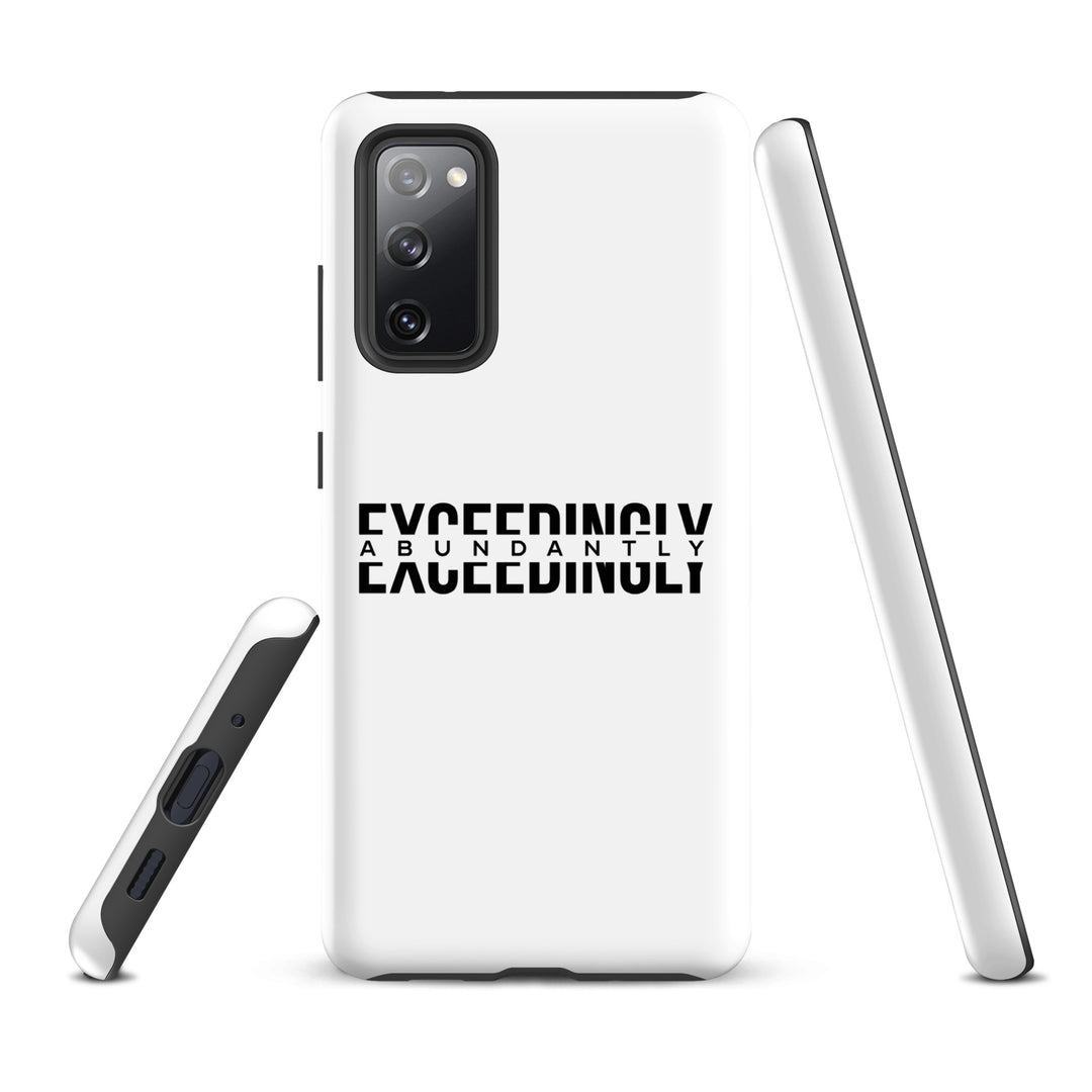 Christian Phone Case Exceedingly Abundantly White for Samsung® Samsung® Phone Cases   