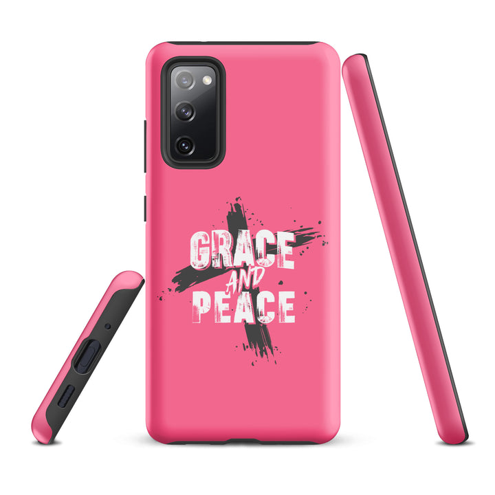 Christian Phone Case Grace and Peace Pink for Samsung® Samsung® Phone Cases   