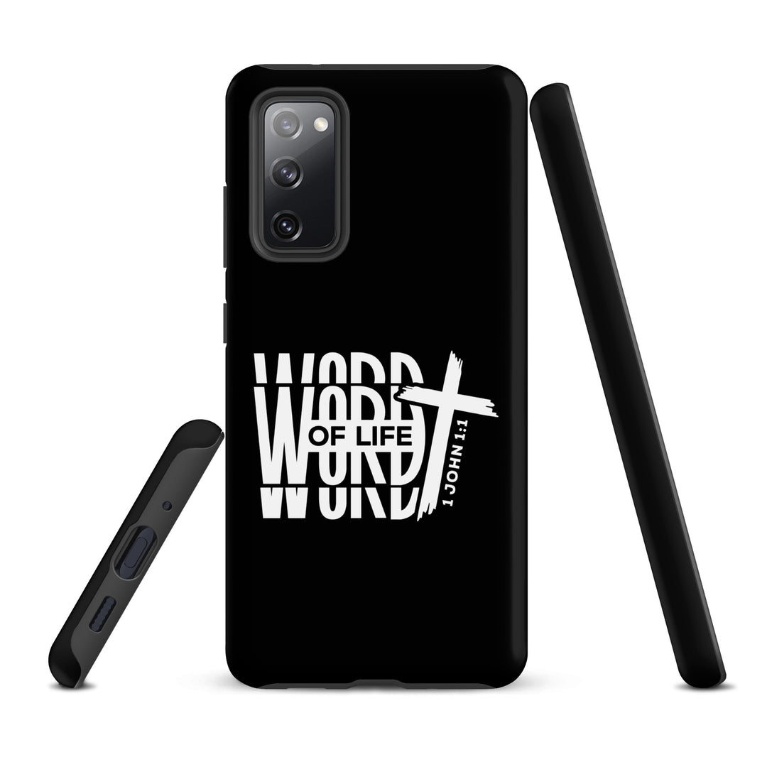 Christian Phone Case Word of Life Cross Black for Samsung® Samsung® Phone Cases   