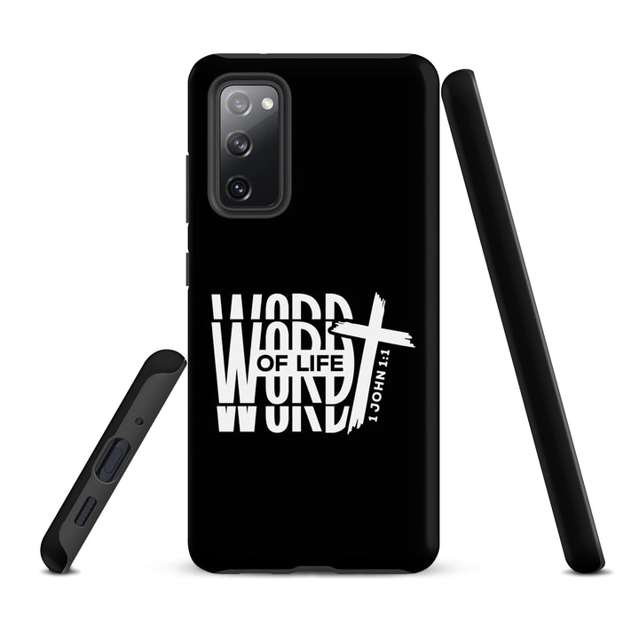 Christian Phone Case Word of Life Cross Black for Samsung® Samsung® Phone Cases   