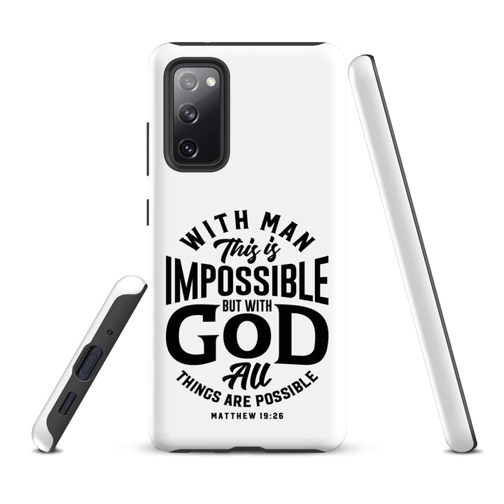 Christian Phone Case All Things Possible White for Samsung® Samsung® Phone Cases   