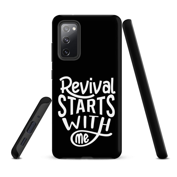 Christian Phone Case Revival Starts With Me Black for Samsung® Samsung® Phone Cases   