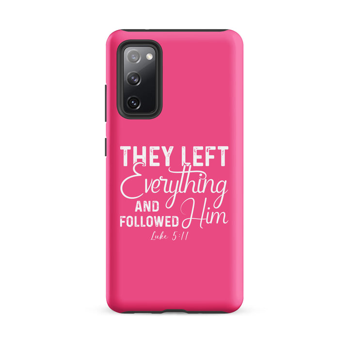 Christian Phone Case Left Everything Pink  for Samsung® Samsung® Phone Cases Matte Samsung Galaxy S20 FE 