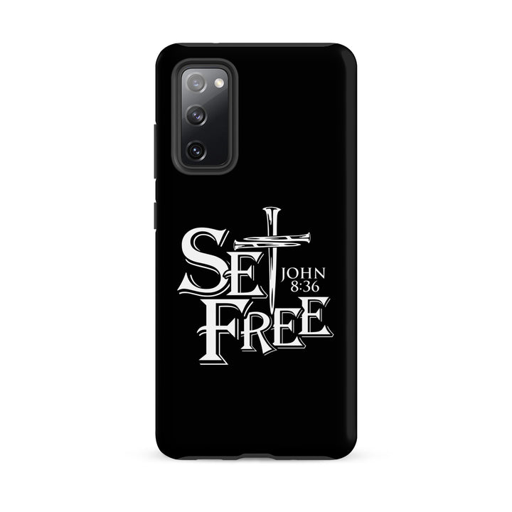 Christian Phone Case Set Free Black for Samsung® Samsung® Phone Cases Matte Samsung Galaxy S20 FE 