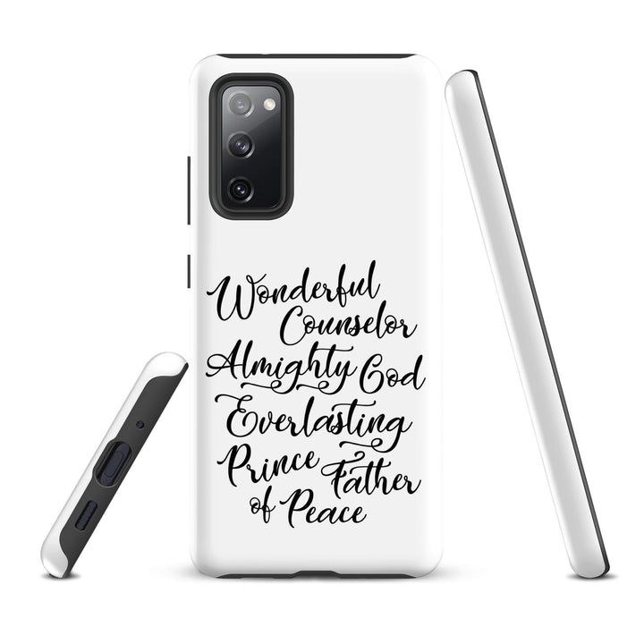 Christian Phone Case Wonderful Counselor White for Samsung® Samsung® Phone Cases   