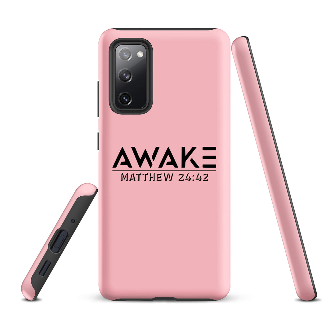 Christian Phone Case Awake  Pink for Samsung® Samsung® Phone Cases   