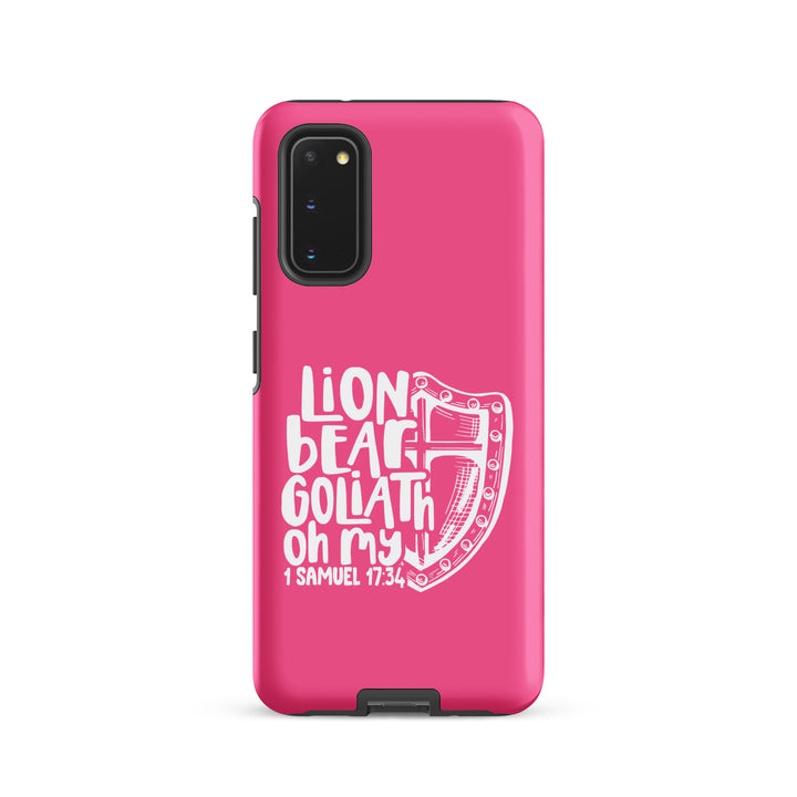 Christian Phone Case Lion Bear Goliath Oh My for Samsung® Samsung® Phone Cases Matte Samsung Galaxy S20 