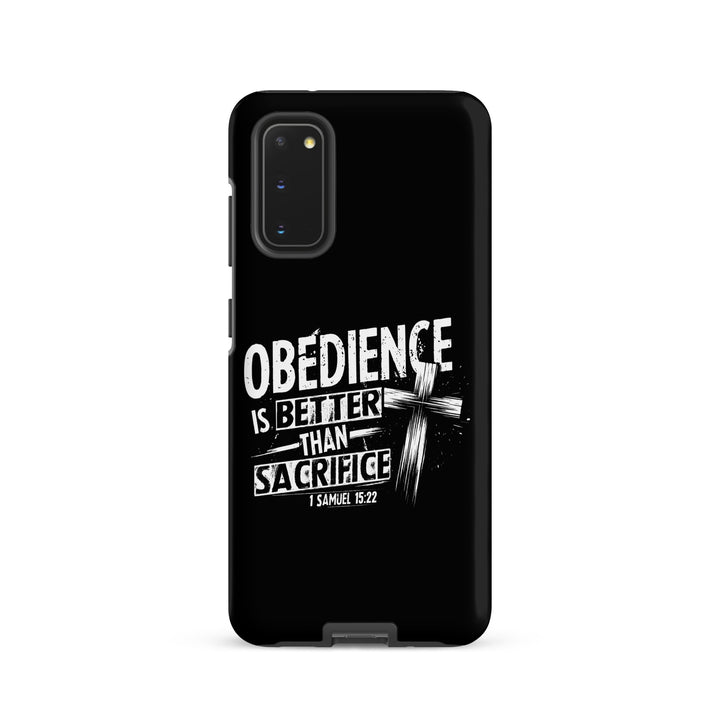 Christian Phone Case Obedience Is Better for Samsung® Samsung® Phone Cases Matte Samsung Galaxy S20 