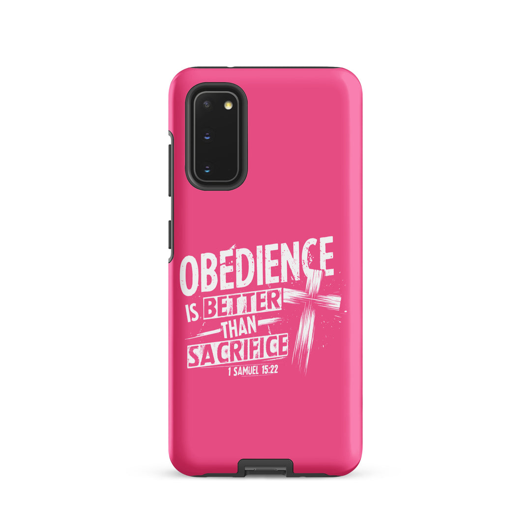 Christian Phone Case Obedience Is Better for Samsung® Samsung® Phone Cases Matte Samsung Galaxy S20 