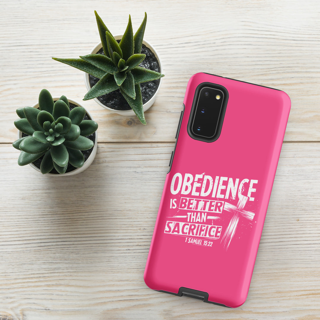 Christian Phone Case Obedience Is Better for Samsung® Samsung® Phone Cases   