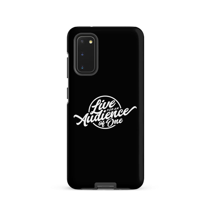 Christian Phone Case Audience of One Black for Samsung® Samsung® Phone Cases Matte Samsung Galaxy S20 