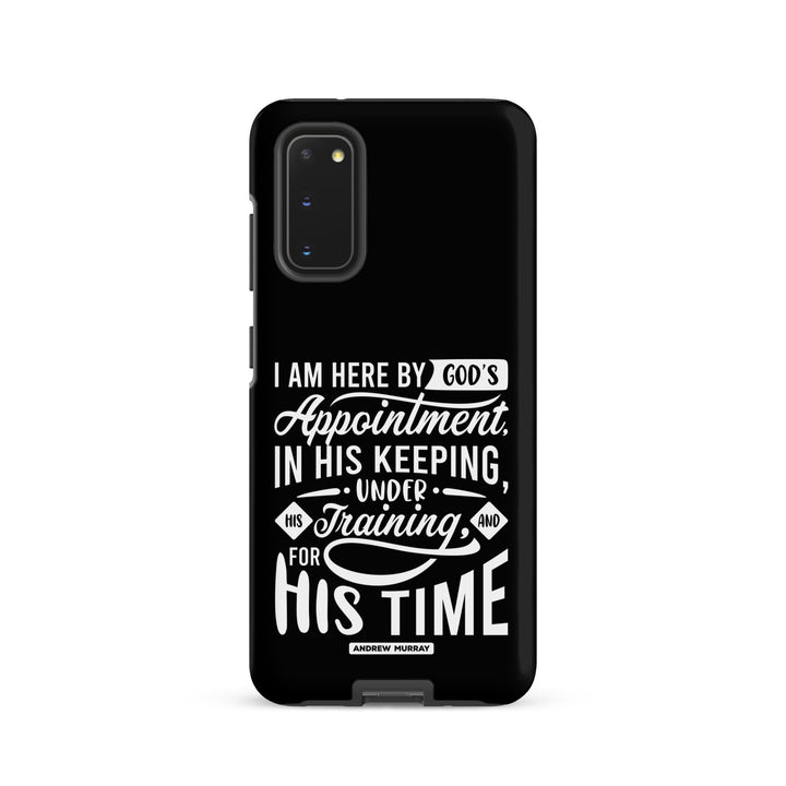 Christian Phone Case His Time Black for Samsung® Samsung® Phone Cases Matte Samsung Galaxy S20 