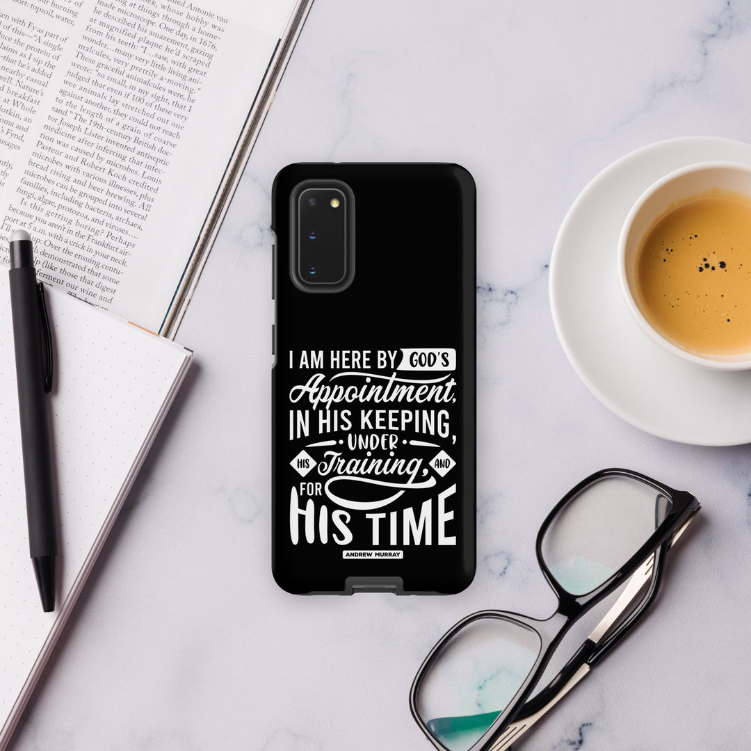 Christian Phone Case His Time Black for Samsung® Samsung® Phone Cases   