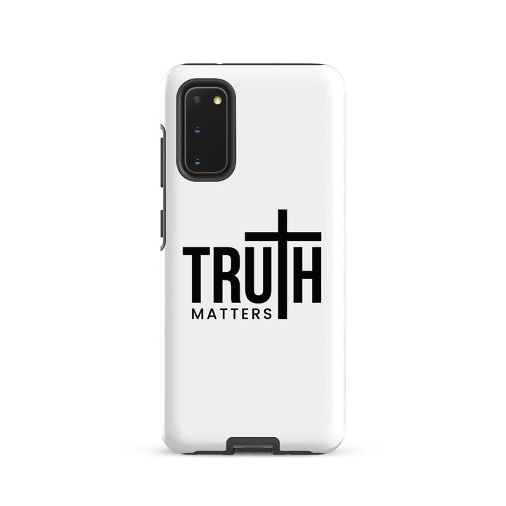 Christian Phone Case Truth Matters White for Samsung® Samsung® Phone Cases Matte Samsung Galaxy S20 