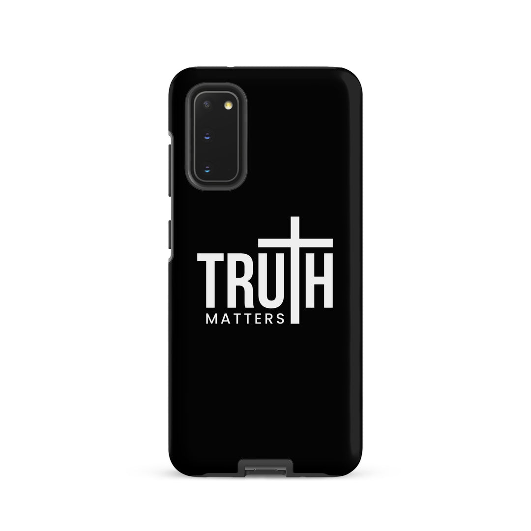 Christian Phone Case Truth Matters Black for Samsung® Samsung® Phone Cases Matte Samsung Galaxy S20 