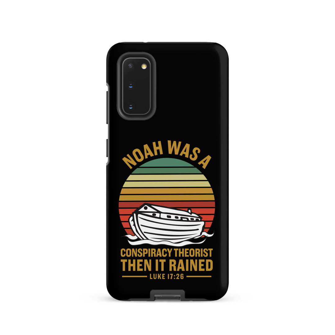 Christian Phone Case Noah Conspiracy Black for Samsung® Samsung® Phone Cases Matte Samsung Galaxy S20 