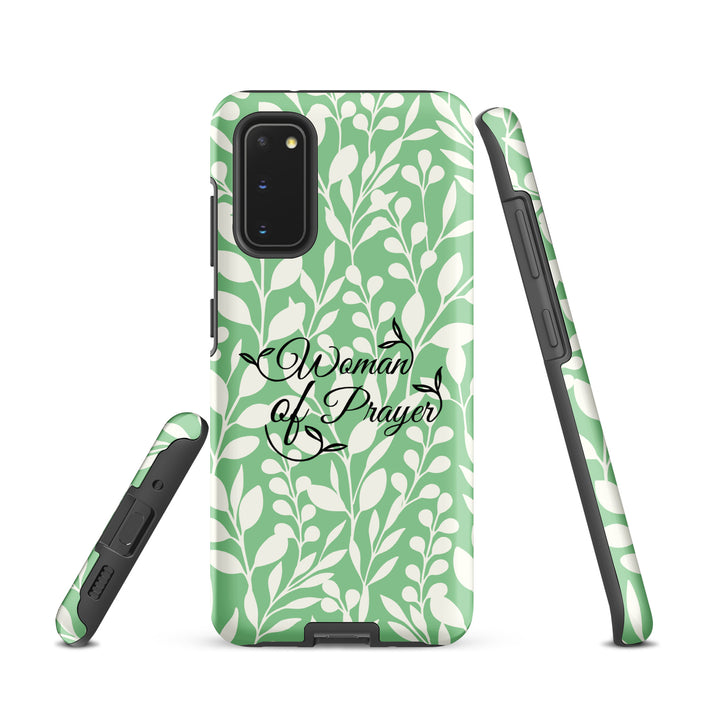 Christian Phone Case Woman of Prayer Green for Samsung® Samsung® Phone Cases   