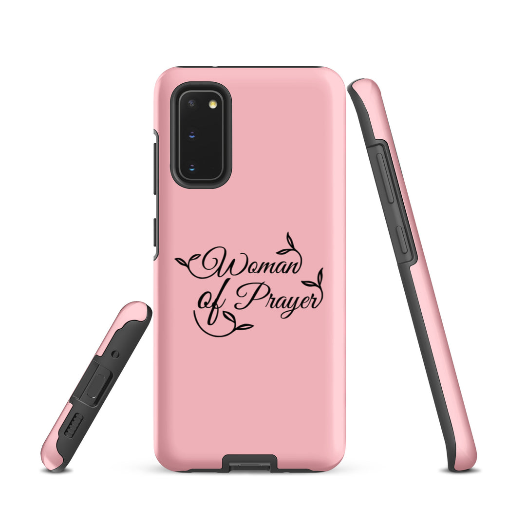 Christian Phone Case Woman of Prayer Pink for Samsung® Samsung® Phone Cases   