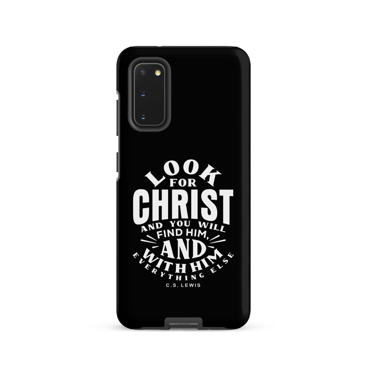 Christian Phone Case Look For Christ Black for Samsung® Samsung® Phone Cases Matte Samsung Galaxy S20 