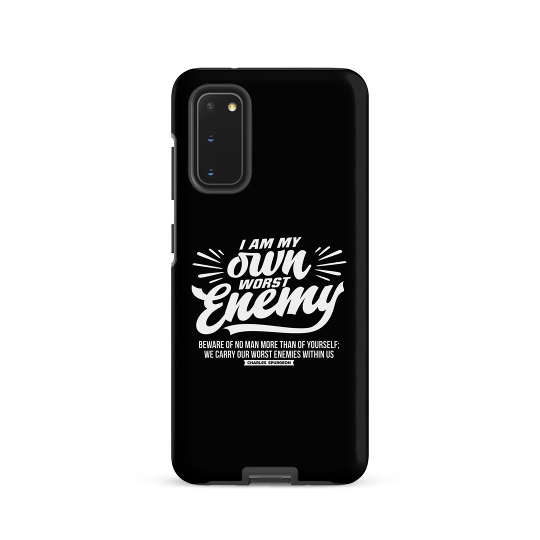 Christian Phone Case Worst Enemy Black for Samsung® Samsung® Phone Cases Matte Samsung Galaxy S20 