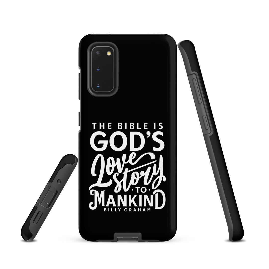 Christian Phone Case God's Love Story Black for Samsung® Samsung® Phone Cases   