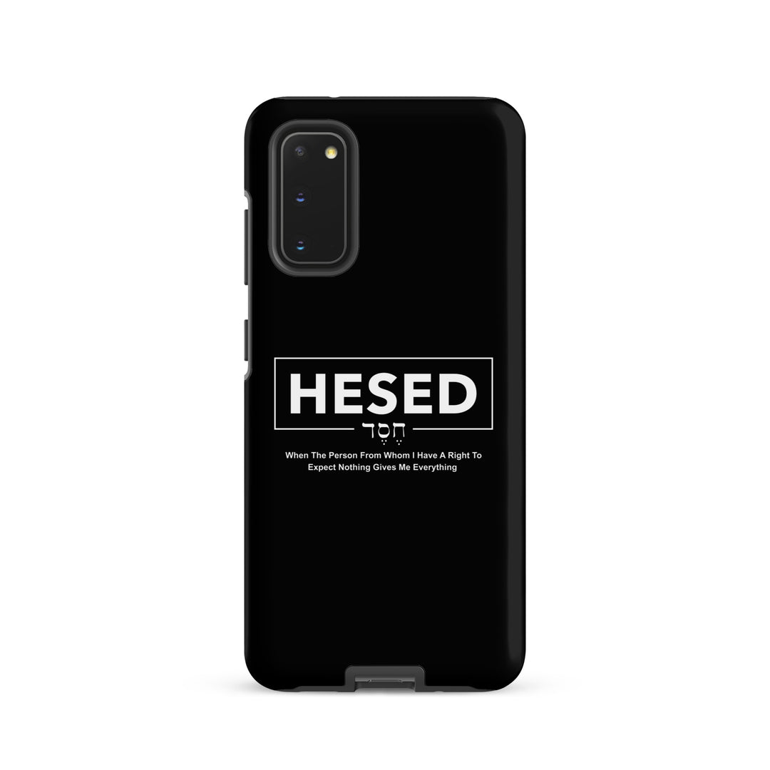 Christian Phone Case Hesed Everything Black for Samsung® Samsung® Phone Cases   