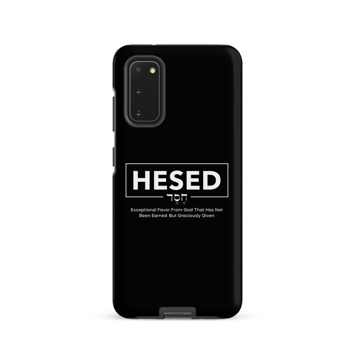 Christian Phone Case Hesed Hebrew Exceptional Favor Black for Samsung® Samsung® Phone Cases   