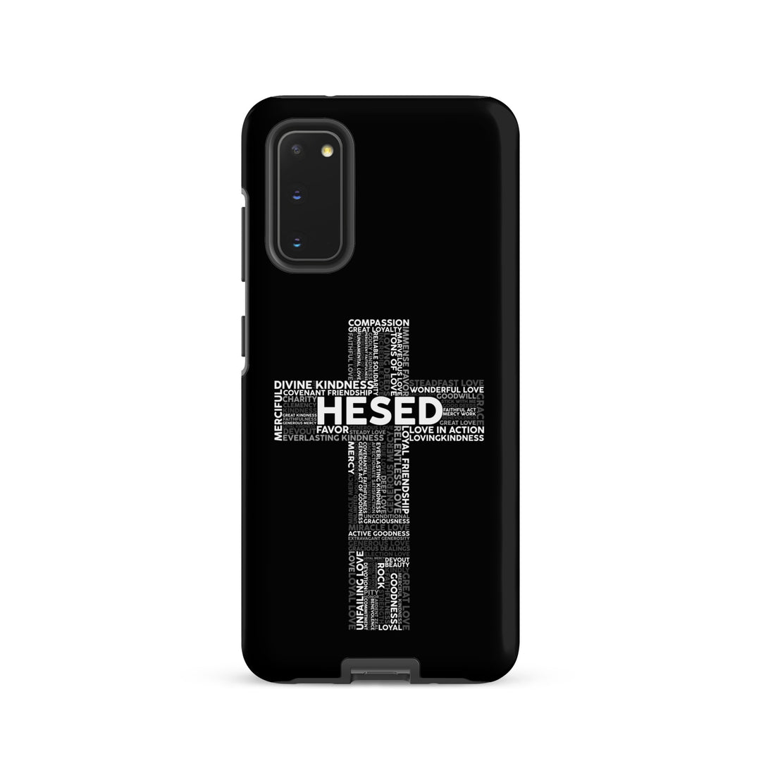 Christian Phone Case Hesed Cross Black for Samsung® Samsung® Phone Cases   