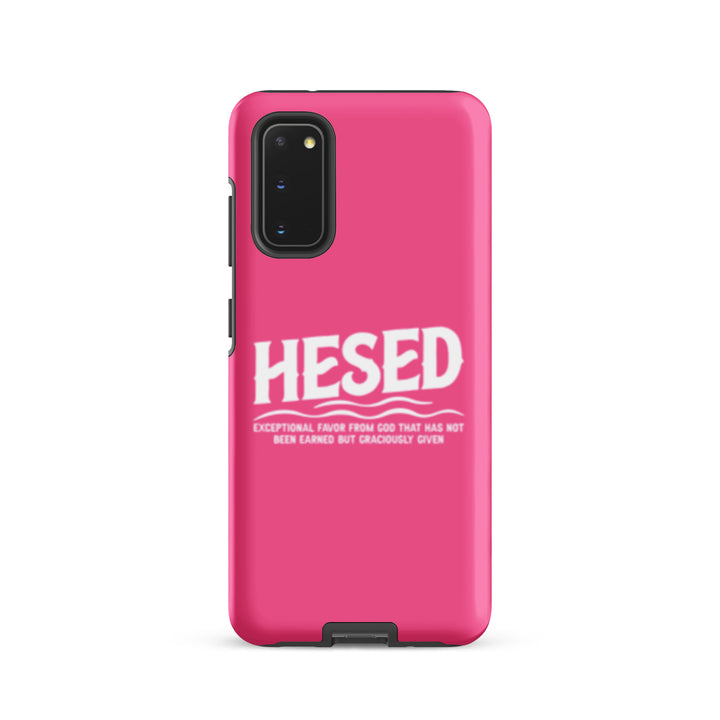 Christian Phone Case Hesed Exceptional Favor Pink for Samsung® Samsung® Phone Cases Matte Samsung Galaxy S20 